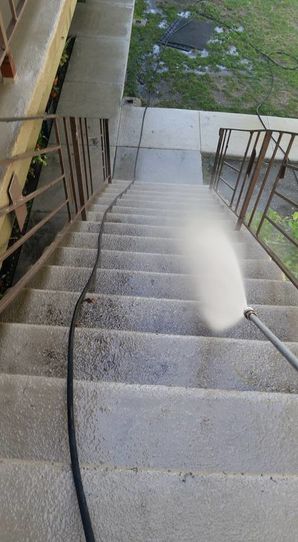 Pressure washing in Rosewood, CA by Hot Shot Commercial Services, LLC